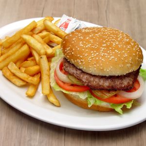 burger fries combo